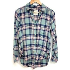American Eagle | Boyfriend Fit Flannel Button